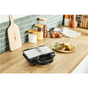 Tefal, 700 W, inox/black - Sandwich maker