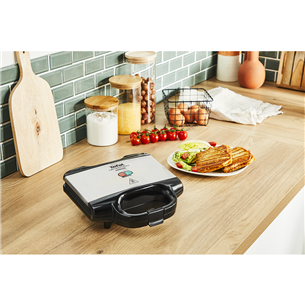 Tefal, 700 W, inox/black - Sandwich maker