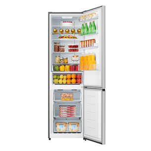 Hisense, NoFrost, 336 L, 201 cm, inox - Refrigerator