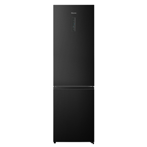 Hisense, NoFrost, 336 L, augstums 201 cm, melna - Ledusskapis