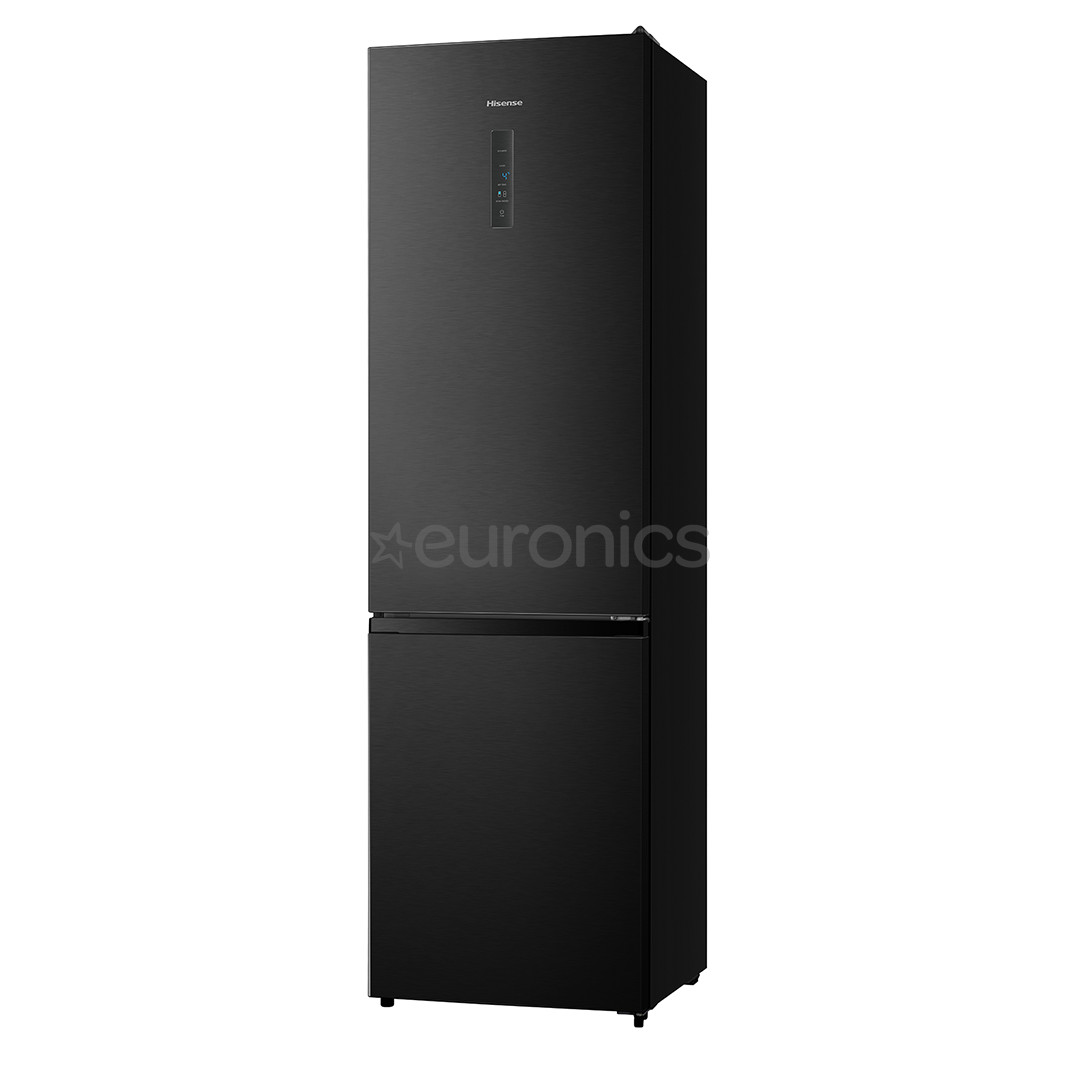 Hisense, NoFrost, 336 L, augstums 201 cm, melna - Ledusskapis