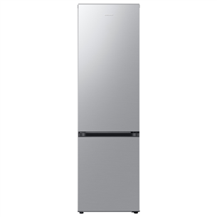 Samsung, NoFrost, 390 л, высота 203 см, серебристый - Холодильник RB38C602DSA