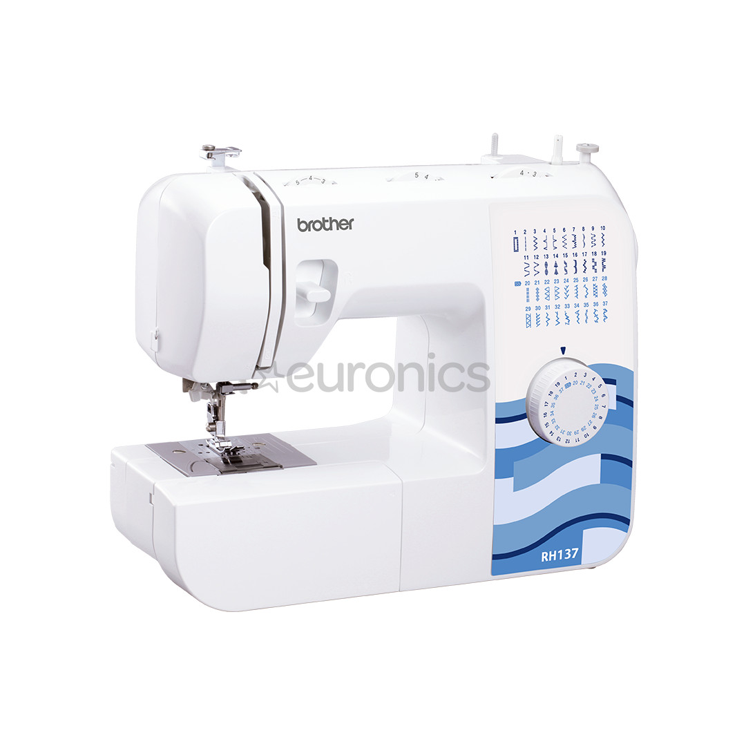 Brother, white/blue - Sewing machine