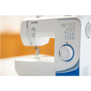 Brother, white/blue - Sewing machine