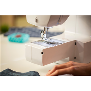 Brother, white/blue - Sewing machine