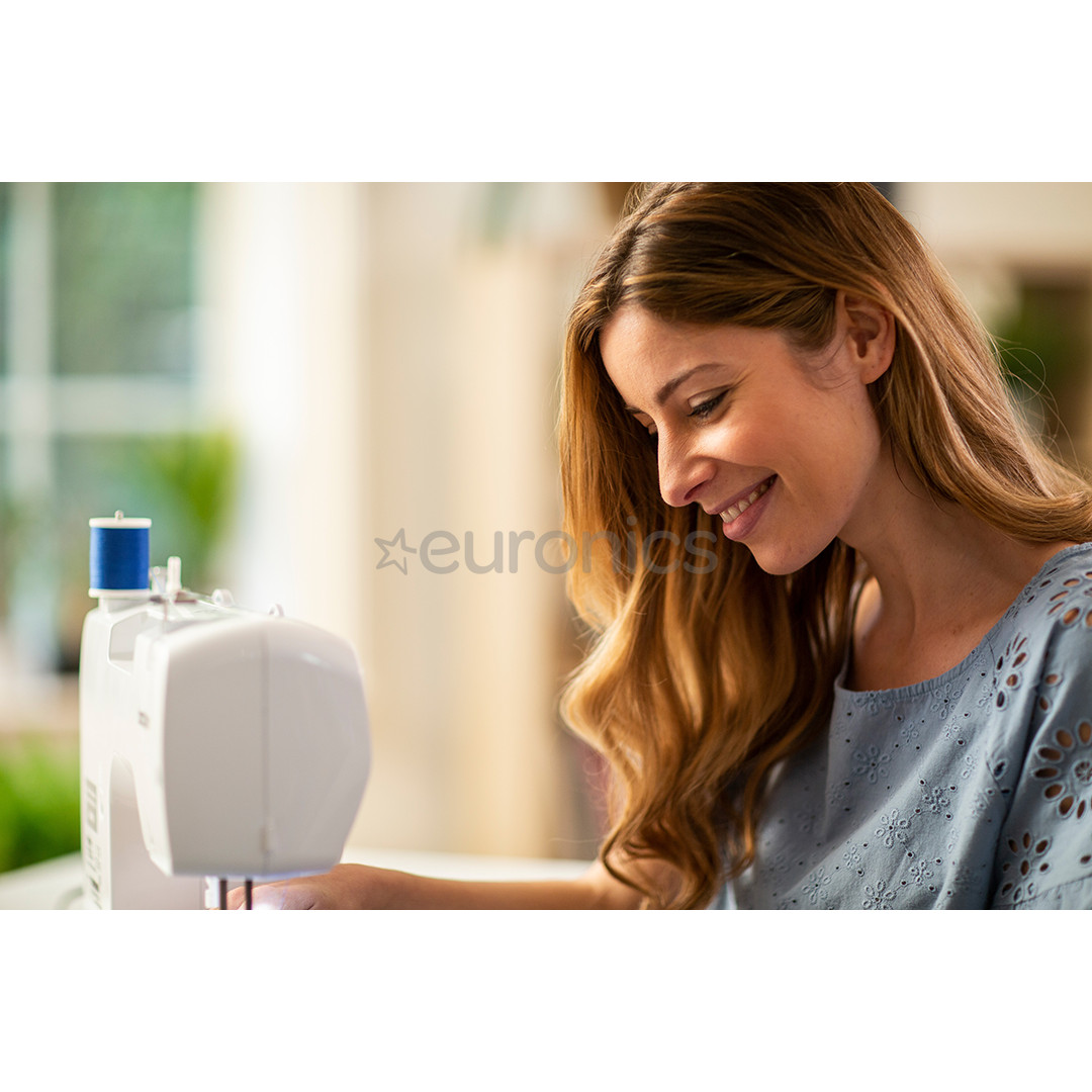 Brother, белый/синий - Швейная машина