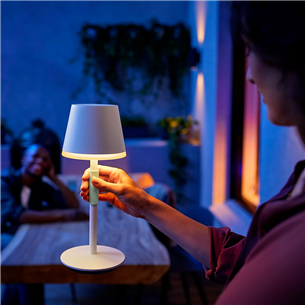 Philips Hue Go, White and Color Ambiance, white - Portable desk lamp