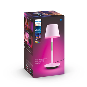 Philips Hue Go, White and Color Ambiance, white - Portable desk lamp