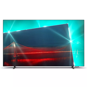 Philips OLED718, 48'', Ultra HD, OLED, feet stand, black - TV