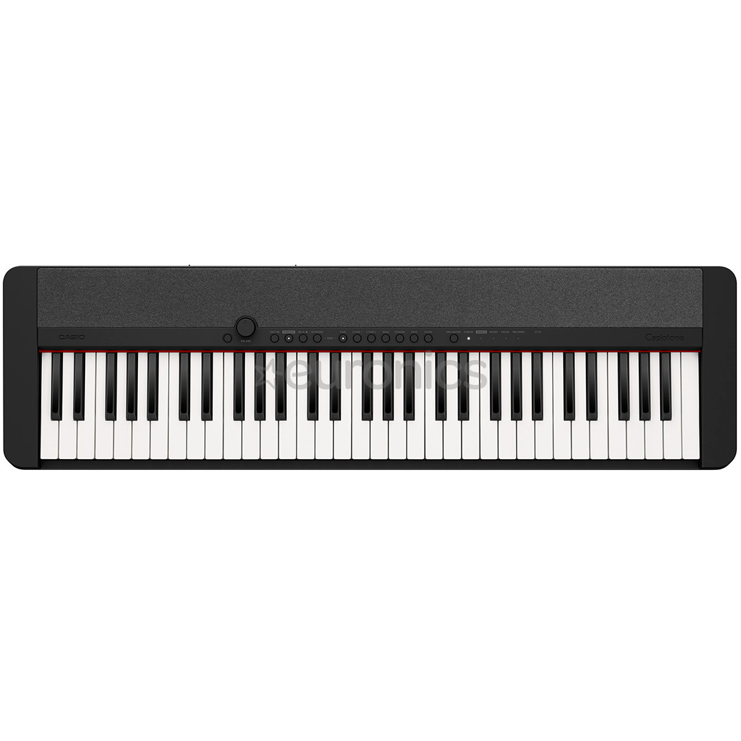CASIO CT-S1, 61 keys, melna - Digitālās klavieres