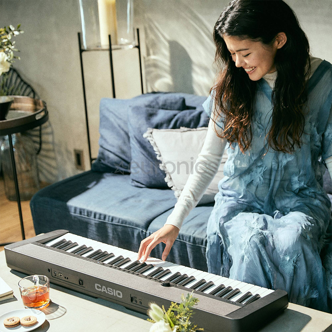 CASIO CT-S1, 61 keys, melna - Digitālās klavieres