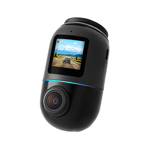 70mai X200 Dash Cam Omni 360° 64 GB, melna - Videoreģistrators