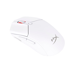 HyperX Pulsefire Haste 2, balta - Bezvadu datorpele