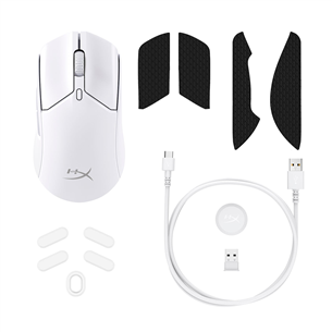 HyperX Pulsefire Haste 2, white - Wireless mouse