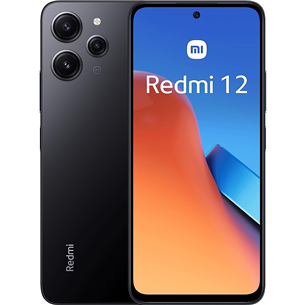 Xiaomi Redmi 12, 128 GB, melna - Viedtālrunis 47949