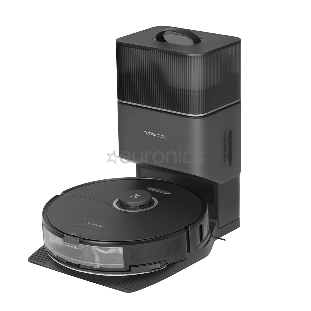 Roborock S8+, Wet & Dry, melna - Robots putekļu sūcējs