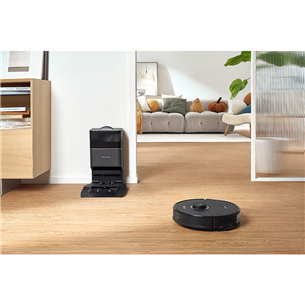 Roborock S8+, Wet & Dry, black - Robot vacuum cleaner