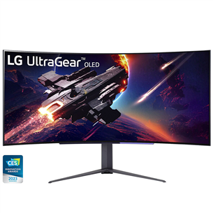 LG UltraGear 45GR95QE, 45'', OLED, WQHD, 240 Hz, curved, black - Monitor 45GR95QE-B
