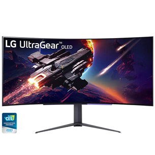 LG UltraGear 45GR95QE, 45'', OLED, WQHD, 240 Гц, изогнутый, черный - Монитор