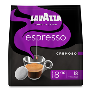 Lavazza Espresso Italiano Cremoso, 18 porcijas - Kafijas maisiņi