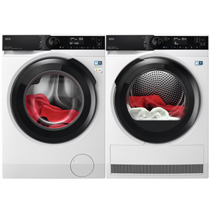 AEG, 9 kg + 8 kg - Washing machine + Clothes dryer