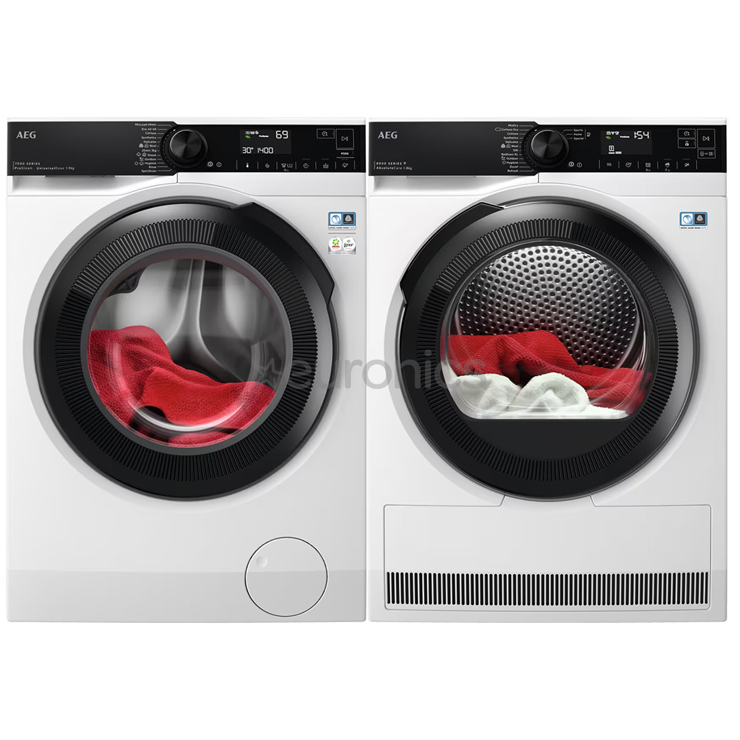 AEG, 9 кг + 8 кг - Стиральная машина + сушильная машина