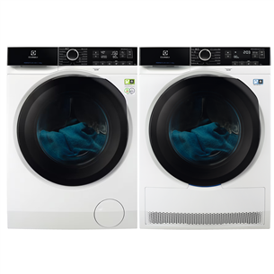 Electrolux, 8 kg + 8 kg - Veļas mazgājamā mašīna + veļas žāvētājs EW8FN148B+EW8H258B