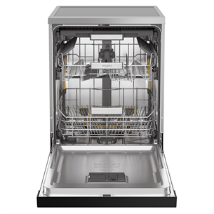 Whirlpool, 15 place settings, inox - Free standing dishwasher