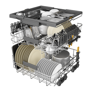 Whirlpool, 15 komplekti, platums 60 cm, nerūsējošā tērauda - Trauku mazgājamā mašīna