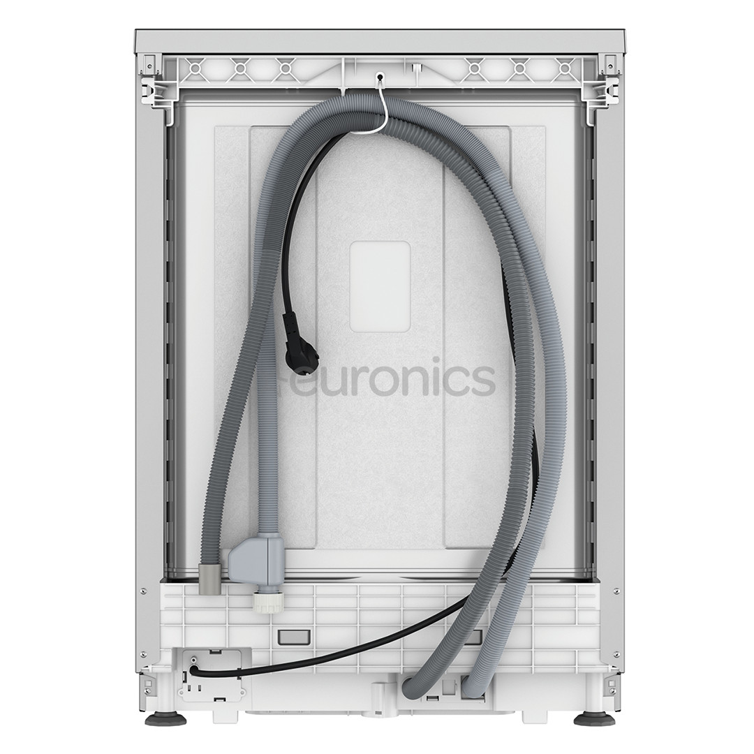 Whirlpool, 15 place settings, inox - Free standing dishwasher