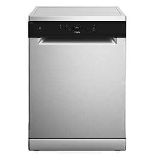 Whirlpool, 14 place settings, inox - Free standing dishwasher