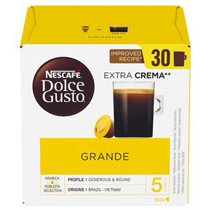 Nescafe Dolce Gusto Grande, 30 porcijas - Kafijas kapsulas 8445290455642