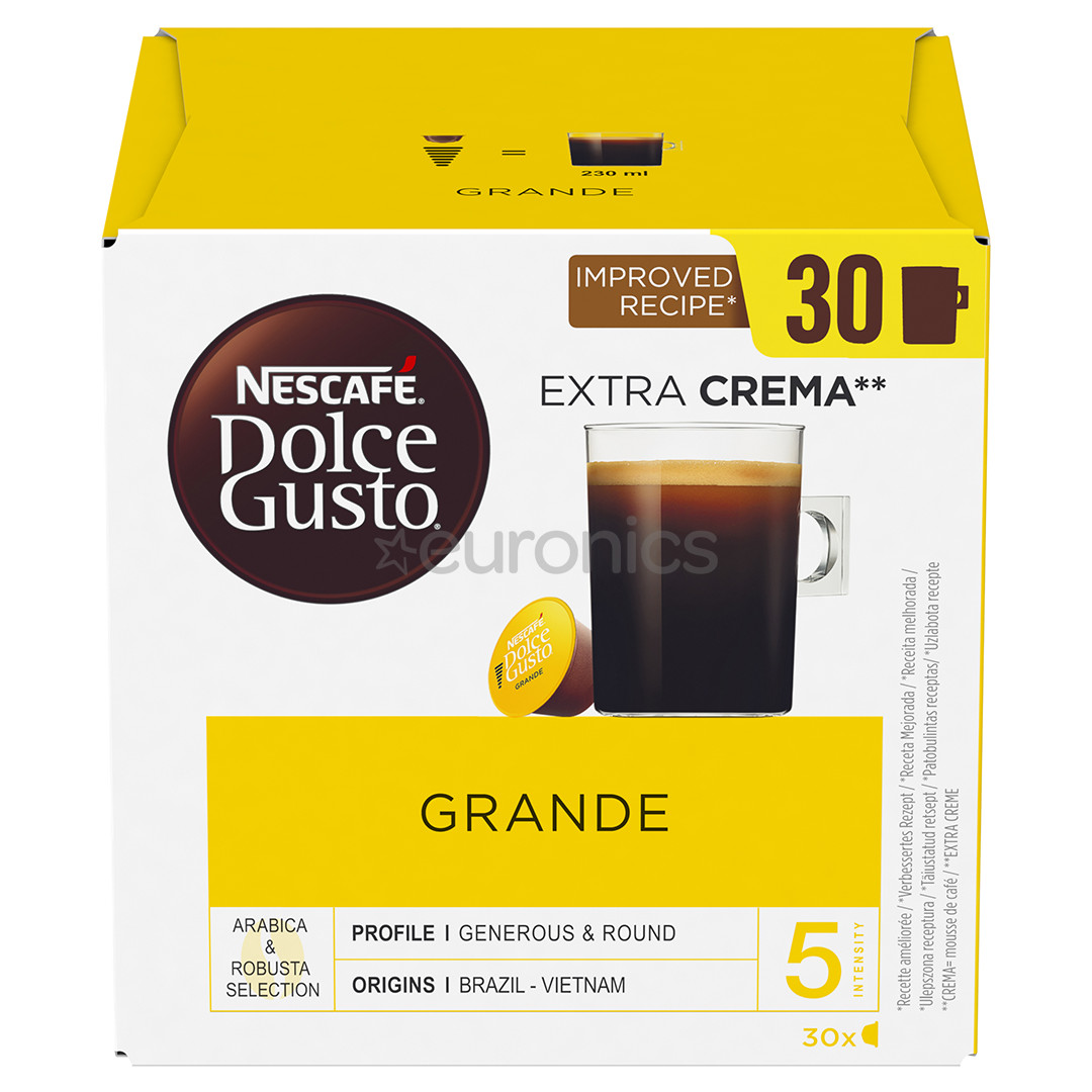 Nescafe Dolce Gusto Grande, 30 porcijas - Kafijas kapsulas