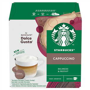 Nescafe Dolce Gusto Starbucks Cappuccino, 6+6 порций - Кофейные капсулы 7613036989305
