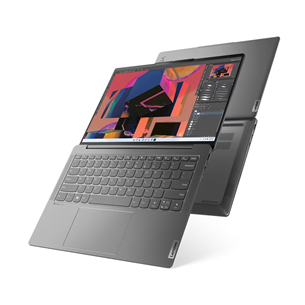 Lenovo Yoga Slim 6 14IAP8, 14'', WUXGA, OLED, i5, 16 GB, 512 GB, SWE, storm gray - Notebook