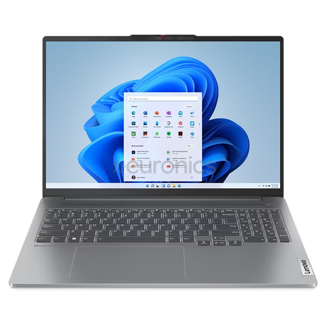 Lenovo IdeaPad Pro 5 16ARP8, 16'', 2.5K, 120 Hz, Ryzen 7, 16 GB, 512 GB, Radeon 680M, SWE, pelēka - Portatīvais dators