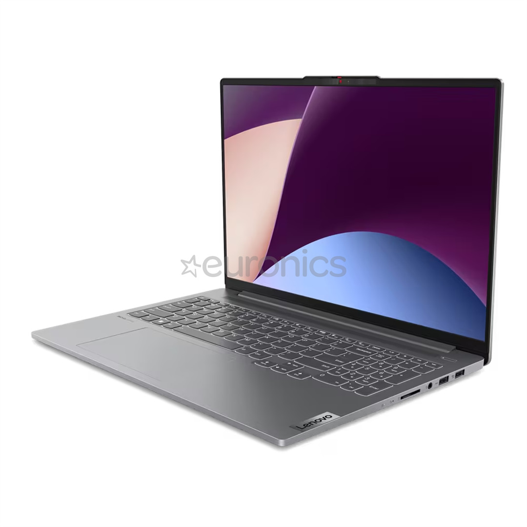 Lenovo IdeaPad Pro 5 16ARP8, 16'', 2.5K, 120 Hz, Ryzen 7, 16 GB, 512 GB, Radeon 680M, SWE, pelēka - Portatīvais dators