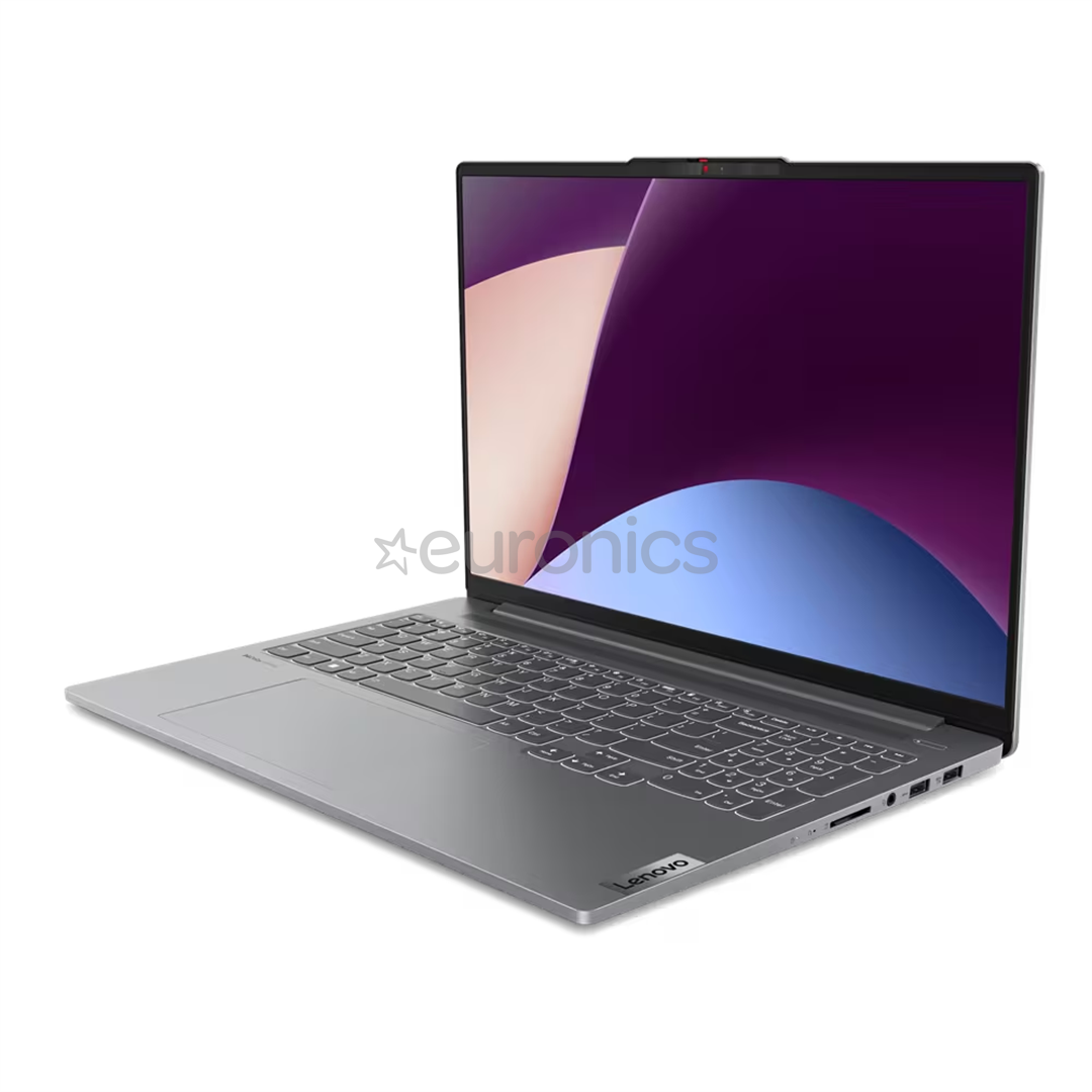 Lenovo IdeaPad Pro 5 16ARP8, 16'', 2.5K, 120 Гц, Ryzen 7, 16 ГБ, 512 ГБ, Radeon 680M, SWE, серый - Ноутбук