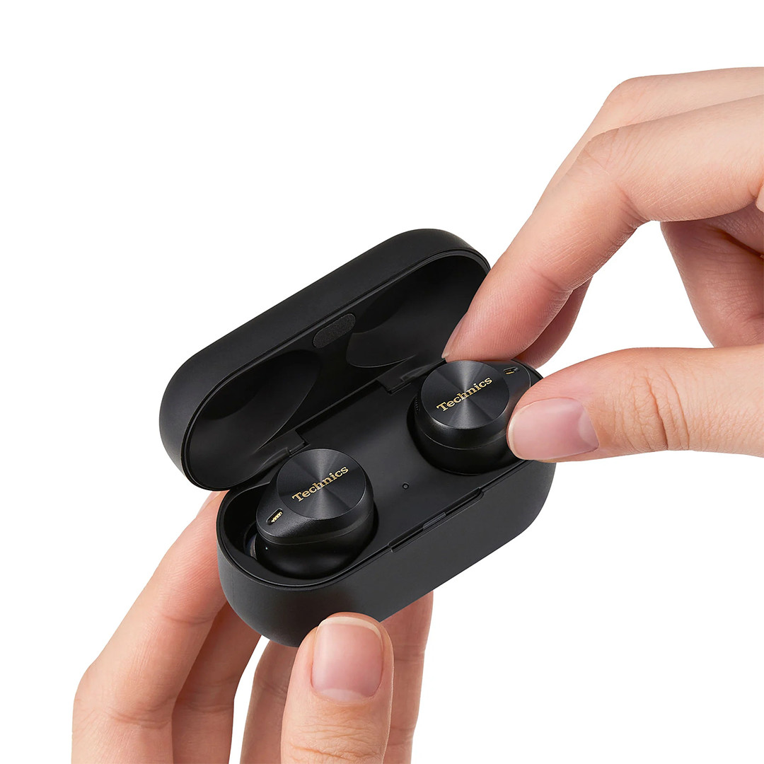 Technics AZ80, melna - Bezvadu austiņas