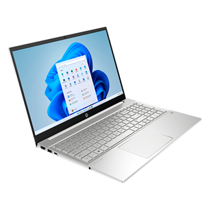 HP Pavilion Laptop 15-eh3000, 15.6'', FHD, Ryzen 5, 16 GB, 512 GB, SWE, sudraba - Portatīvais dators