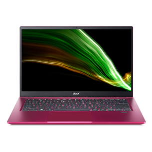 Acer Swift 3 SF314, 14'', FHD, i5, 16 GB, 512 GB, ENG, sarkana - Portatīvais dators NX.ACSEL.001