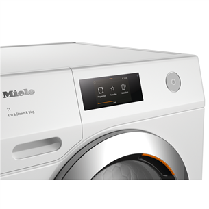 Miele Eco & Steam & 9 kg, dziļums 60 cm, balta - Veļas žāvētājs