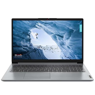 Lenovo IdeaPad 1 15IGL7, 15.6'', FHD, Pentium, 4 GB, 128 GB, ENG, pelēka - Portatīvais dators 82V700AELT