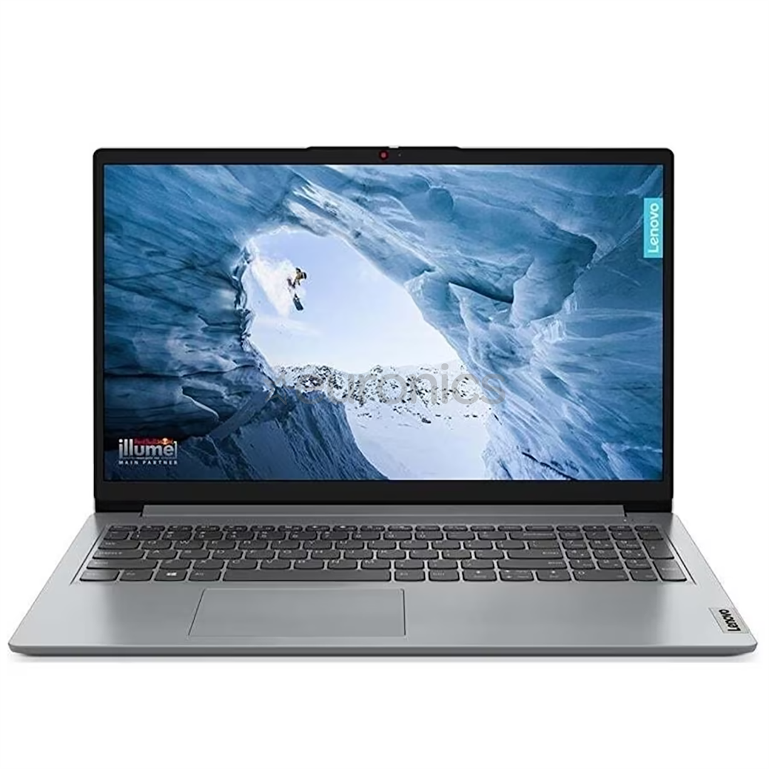 Lenovo IdeaPad 1 15IGL7, 15,6'', FHD, Pentium, 4 ГБ, 128 ГБ, SWE, серый - Ноутбук