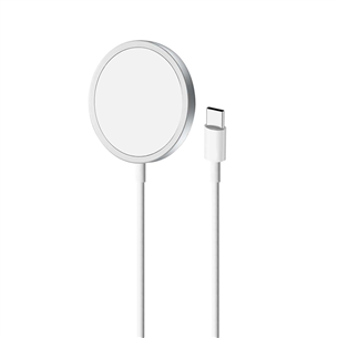 Puro Magnetic Wireless, USB-C, MagSafe, 1 m, balta - Bezvadu lādētājs