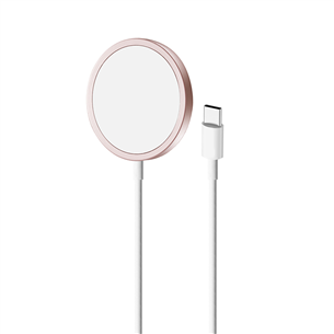 Puro Magnetic Wireless, USB-C, MagSafe, 1 m, rozā - Bezvadu lādētājs CUSBCMAG1ROSE