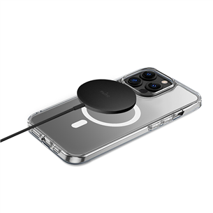 Puro Magnetic Wireless, USB-C, MagSafe, 1 m, melna - Bezvadu lādētājs