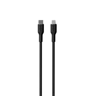 Puro SOFT, USB-C, Lightning, 1,5 m, black - Cable PUCAPLTUSBCICONBLK