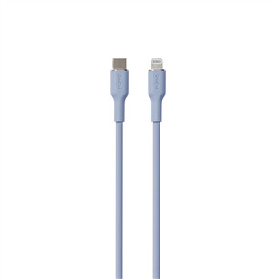 Puro SOFT, USB-C, Lightning, 1,5 м, голубой - Кабель PUCAPLTUSBCICONLBLUE