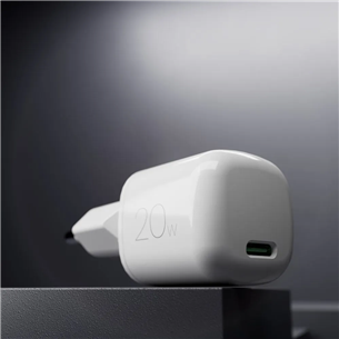 Puro MiniPro, USB-C, 20 W, balta - Lādētājs